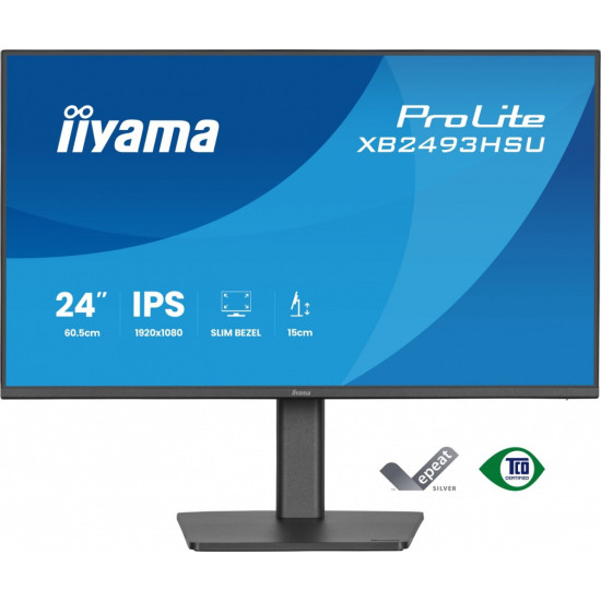 Monitor 23.8 cala XB2493HSU-B1 IPS.HDMI.DP.2x2W.USBx2, 350cd,1500:1,    HAS 150/PIVOT