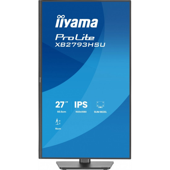 Monitor 27 cali XB2793HSU-B1 IPS, HDMI, DP, 2x2W, 2xUSB, 350cd, 1500:1, HAS 150/PIVOT