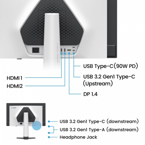 Monitor 26.5 cala EX271UZ 4K 240Hz/UHD/OLED