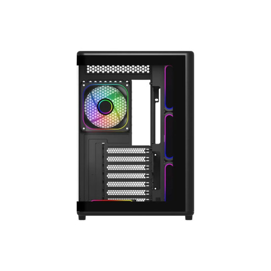 Obudowa Elite 600 black 7*ARGB Fan Version + Hub 