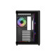 Obudowa Elite 600 black 7*ARGB Fan Version + Hub 