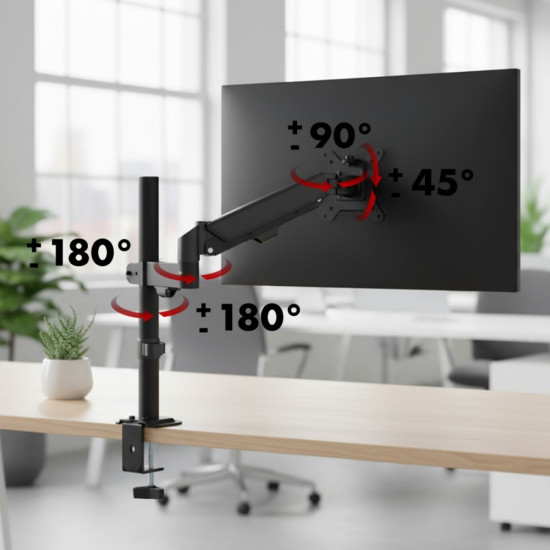 Uchwyt na monitor MC-135 17-32 cali 2-10 kg 