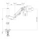 Uchwyt na monitor MC-135 17-32 cali 2-10 kg 