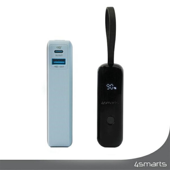 Powerbank Pocket 30W 10000mAh wbudowany kabel USB-C 15cm 