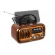 Radio przenośne analogowe AM/FM RA16 solarne