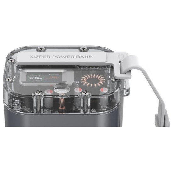 Powerbank Lucid Ultra 40000mAh 100W Szary 