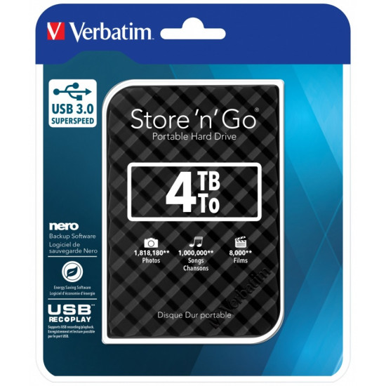 Dysk zewnętrzny HDD 4TB Store n Go USB 3.0 53223 