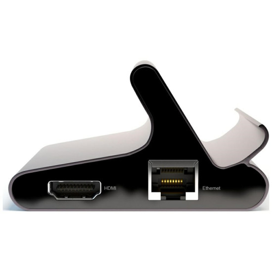 Podstawka tablet/smartphone 7w1 DeX 2xUSB-C/ 2xUSB-A/ HDMI/SD/   microSD/ RJ45 