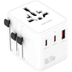 Adapter podróżny 20W GaN Nomad 2xUSB-C + 1xUSB-A 