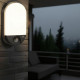 Lampa Led z czujnikiem ruchu 15W MCE340 GR 