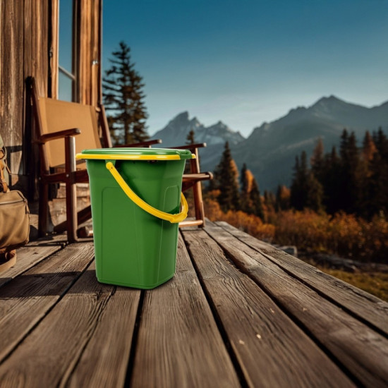 Toaleta turystyczna  GB320GO ciemnozielono-pomarańczowa