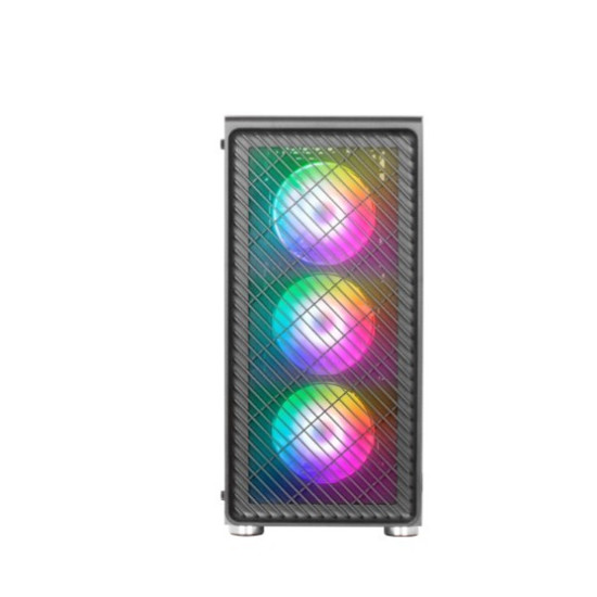 Obudowa MARS MC-F BLACK ATX 4xARGB fans