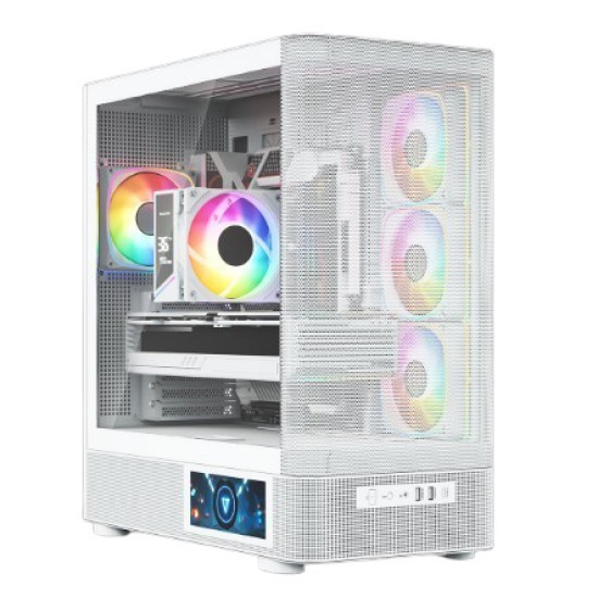 Obudowa Volcano AQ400 ARGB MIDI WHITE