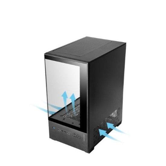 Obudowa MARS MC-SE2 BLACK microATX