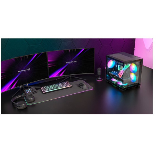 Obudowa MARS MC-VIEW2 BLACK mATX