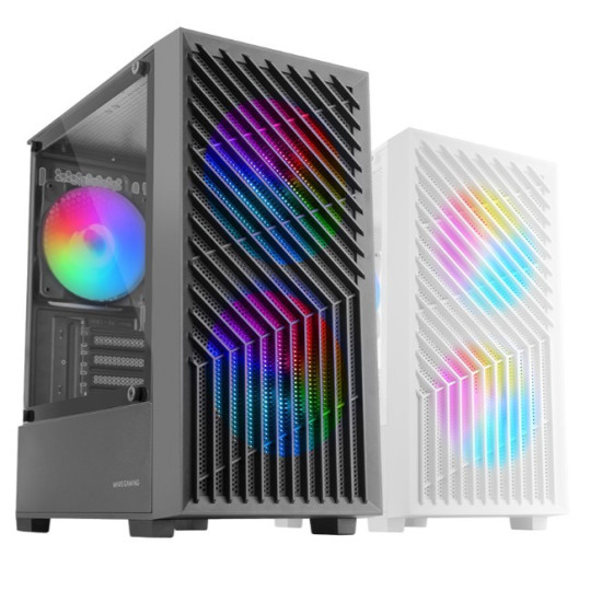 Obudowa MARS MC-VORTEX BLACK mATX 3xFRGB fans