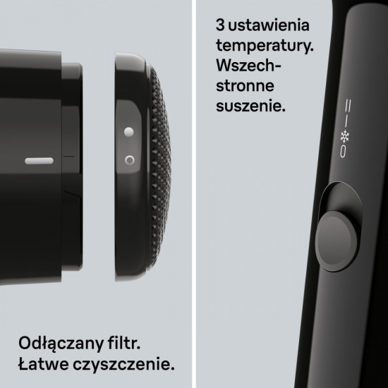 Suszarka do włosów z dyfuzorem 1800W HD150E