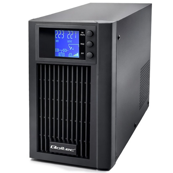 Zasilacz awaryjny UPS Pure Sine Wave | 3kVA | 2400W | AVR | LCD |Czysty Sinus 
