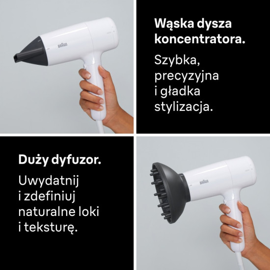 Suszarka do włosów z dyfuzorem 2200W HD226E