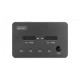 Stacja dokująca dysków z funkcją klonowania | USB-C 3.1 Gen2 10Gbps | SSD M.2 NVMe (max. 2x 4TB) | Funkcja Offline Clone | Czarna