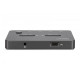 Stacja dokująca dysków z funkcją klonowania | USB-C 3.1 Gen2 10Gbps | SSD M.2 NVMe (max. 2x 4TB) | Funkcja Offline Clone | Czarna