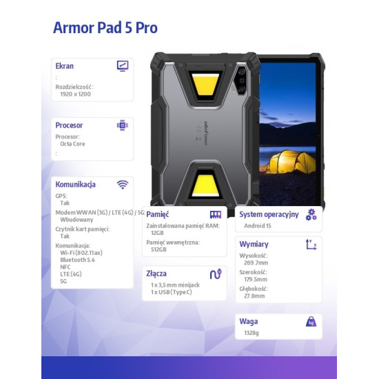 Tablet Armor Pad 5 Pro 5G 11