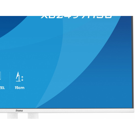 Monitor ProLite 23.8 cala XB2497HSU-W1  IPS,FHD,HDMI,DP,120Hz,350CD,2xUSBv3.2, 2xUSB-C, GW 5lat, HAS 150/PIVOT, BIAŁY