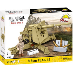 Klocki 8,8 cm Flak 18 232 klocki 1:35