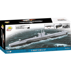 Klocki U-Boot VIIB U-47 165 klocków 1:300