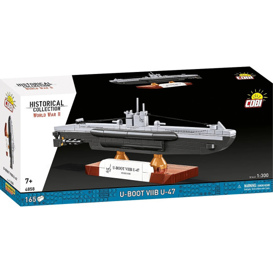 Klocki U-Boot VIIB U-47 165 klocków 1:300