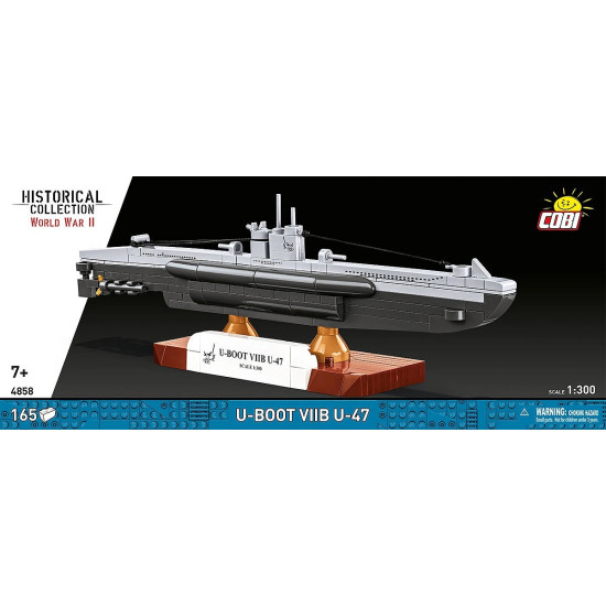 Klocki U-Boot VIIB U-47 165 klocków 1:300
