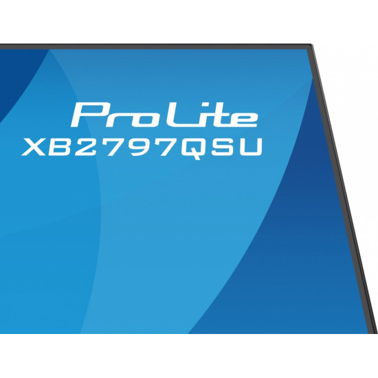 Monitor ProLite  27 cali XB2797QSU-B1 IPS,QHD,2xHDMI,DP,350cd,75Hz,1000:1,     USB HUB,x4 ((2x Type-A v.3.2 Gen 1 (5Gbps, 4.5W) 2x Type-C (5Gbps, 5W))