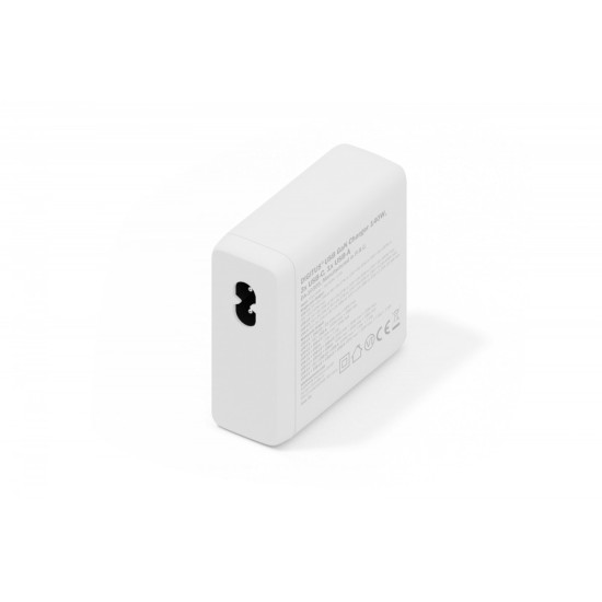 Ładowarka sieciowa/zasilacz USB GaN 140W, 3x USB-C, 1x USB-A, Biała