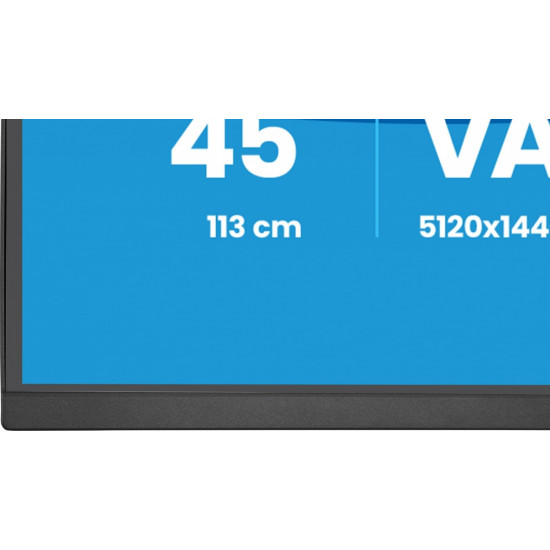 Monitor ProLite 44.5 cala XCB4594DQSU-B1 ,VA,DQHD,2xDP,2xHDMI,1500R,32:9,      450 cd/m2,  3000:1, USB HUB x4 (2x Type-A, 2x Type-C), 2 x 3W