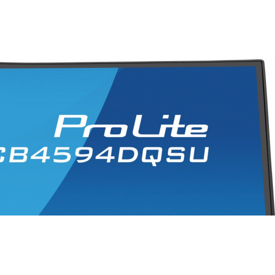Monitor ProLite 44.5 cala XCB4594DQSU-B1 ,VA,DQHD,2xDP,2xHDMI,1500R,32:9,      450 cd/m2,  3000:1, USB HUB x4 (2x Type-A, 2x Type-C), 2 x 3W