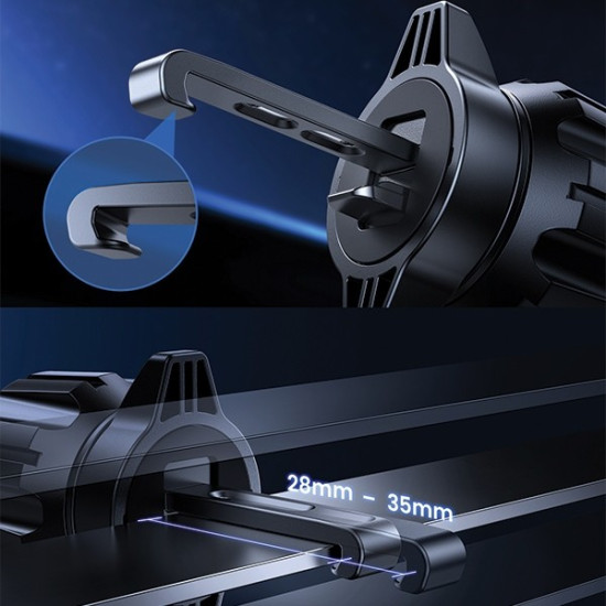 Uchwyt indukcyjny MagSafe do kratki wentylacyjnej 15W C50 czarny 