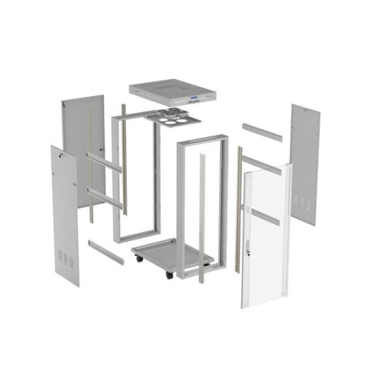 Szafa instalacyjna rack stojąca 19
