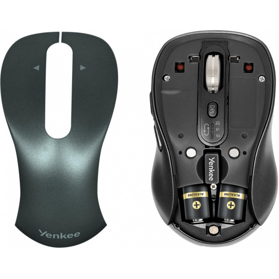 Mysz bezprzewodowa Dual Bluetooth + USB 2,4GHz YMS 2010BK GYRO 