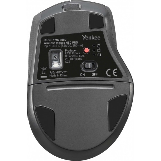 Mysz bezprzewodowa Dual Bluetooth + USB A/C YMS 2090 NEO PRO 