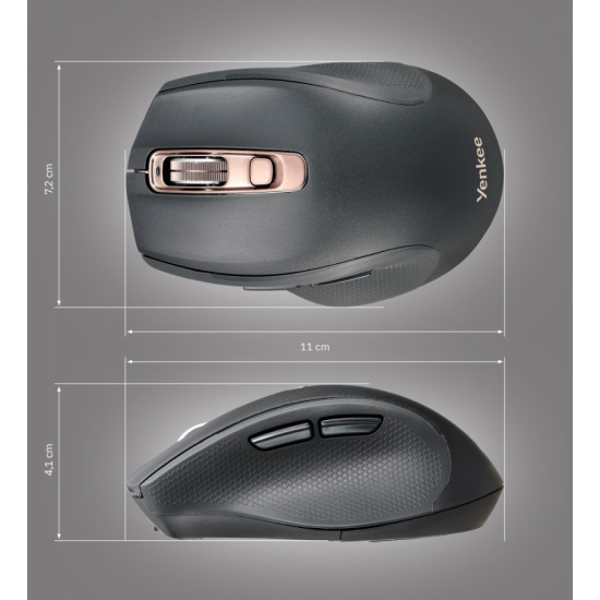 Mysz bezprzewodowa Dual Bluetooth + USB A/C YMS 2090 NEO PRO 