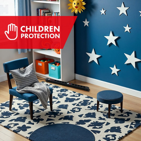 Listwa zasilająca 10 gniazd z 2 włącznikami Energy MCE10 zabezpieczenie i sygnalizacja przeciążenia 3680W