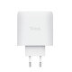 Ładowarka biała MAXO GaN 65W 3xUSB-C 1xUSB-A 