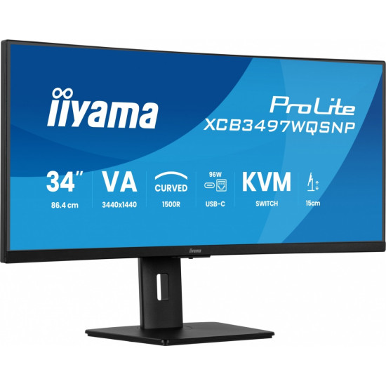 Monitor 34 cale XCB3497WQSNP-B1 + Norton Small Business card 250G PL