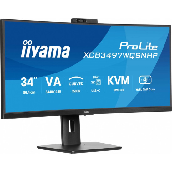 Monitor 34 cale XCB3497WQSNPH-B1 + Norton Small Business card 250G PL