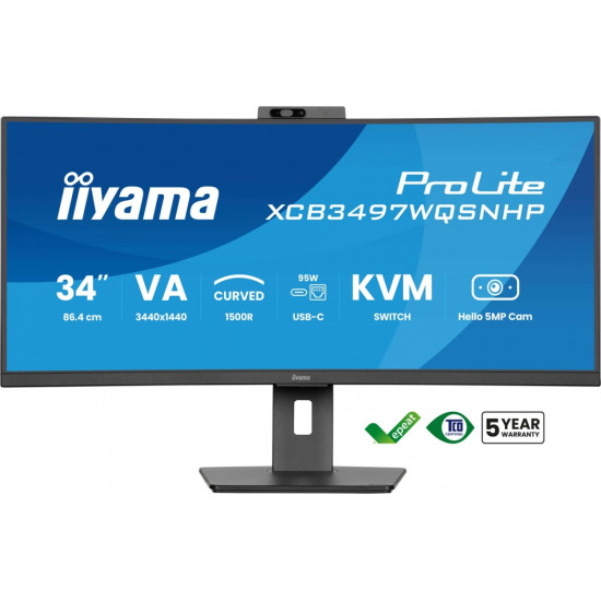 Monitor 34 cale XCB3497WQSNPH-B1 + Norton Small Business card 250G PL