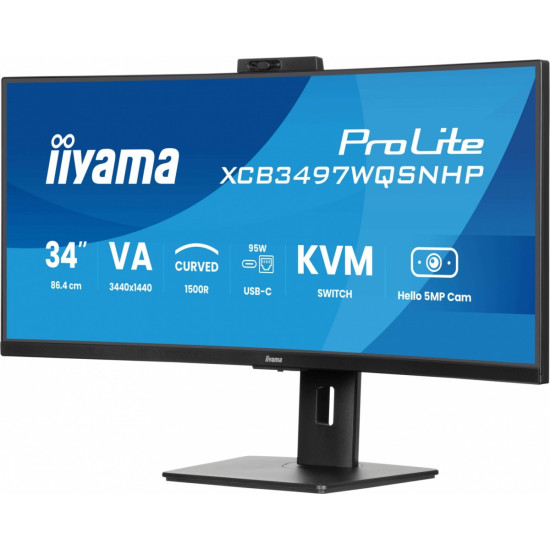 Monitor 34 cale XCB3497WQSNPH-B1 + Norton Small Business card 250G PL