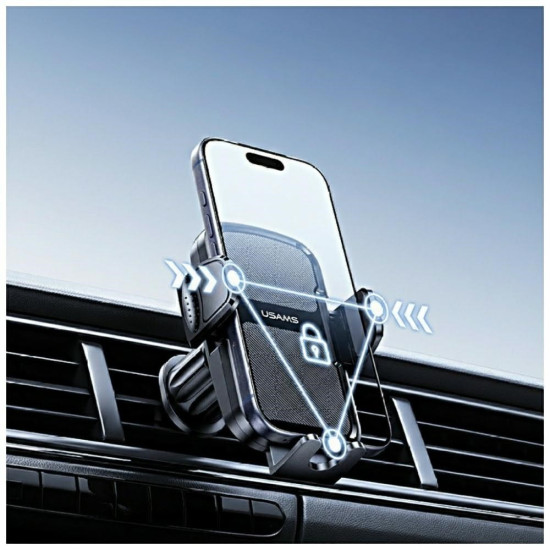 Uchwyt samochodowy ZJ085 do kratki czarny 