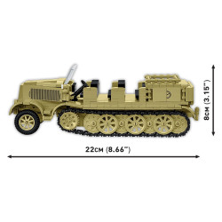 Klocki Sd.Kfz.8 Towing 8.8 cm Flak 36, 975 elementów