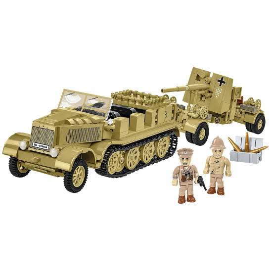 Klocki Sd.Kfz.8 Towing 8.8 cm Flak 36, 975 elementów