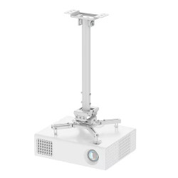 Uchwyt sufitowy do projektora CL25-540WH1 h:60,5-90,5 cm biały